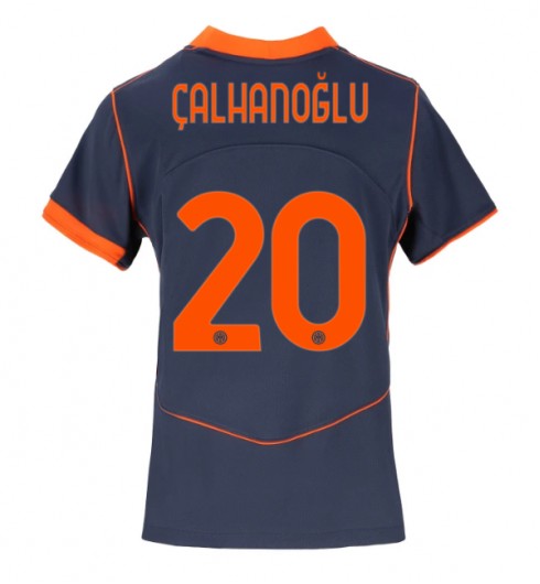 Inter Milan Hakan Calhanoglu #20 Tredjedrakt Dame 2025-26 Korte ermer Inter Milan Hakan Calhanoglu #20 Tredjedrakt Dame 2025-26 Korte ermer